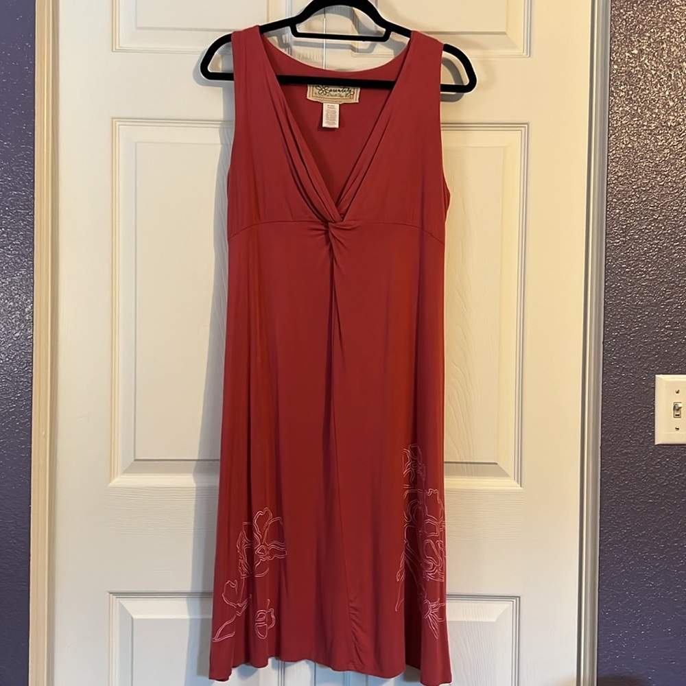 Sleeveless knit dress